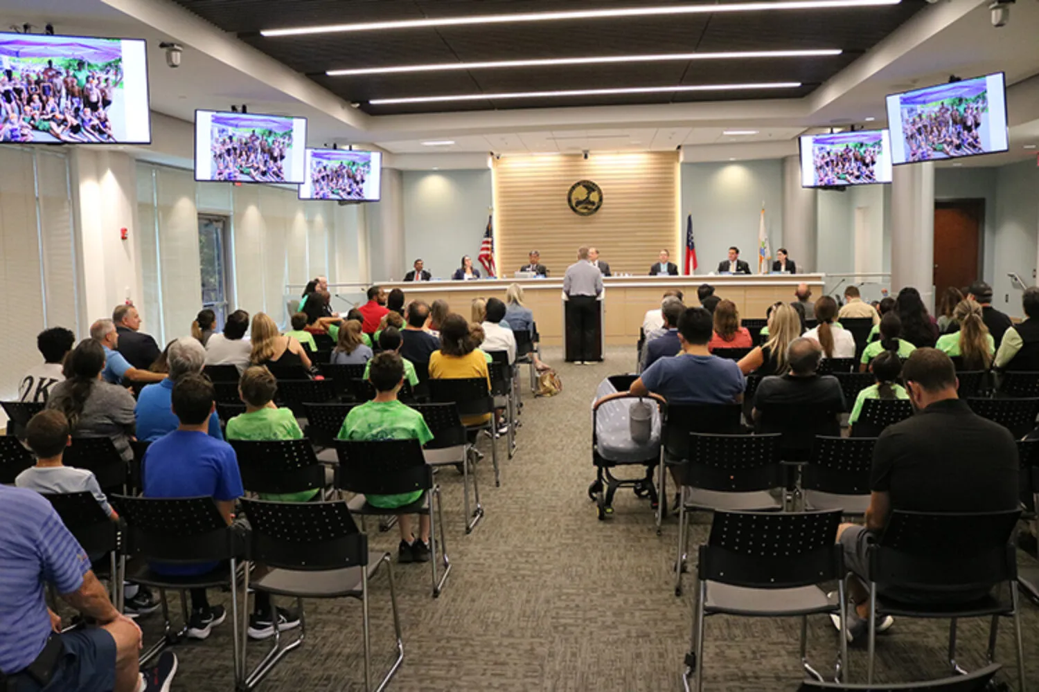 Attendees at a City Council Meeting