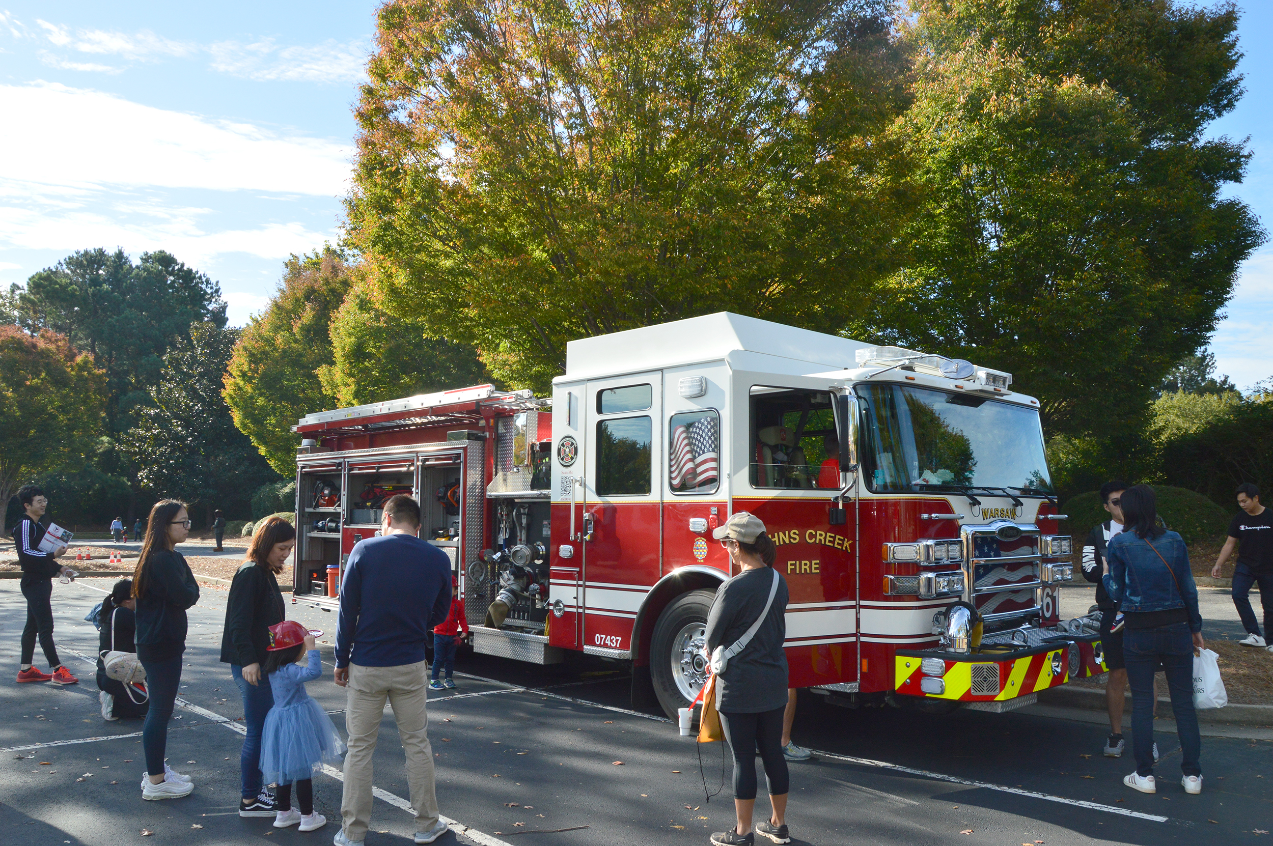 JCFD fire truck at Community Safety Day