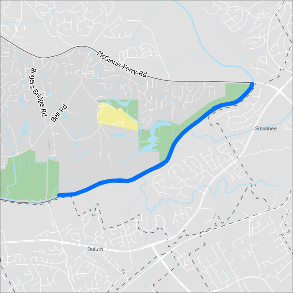 Chattahoochee greenway map