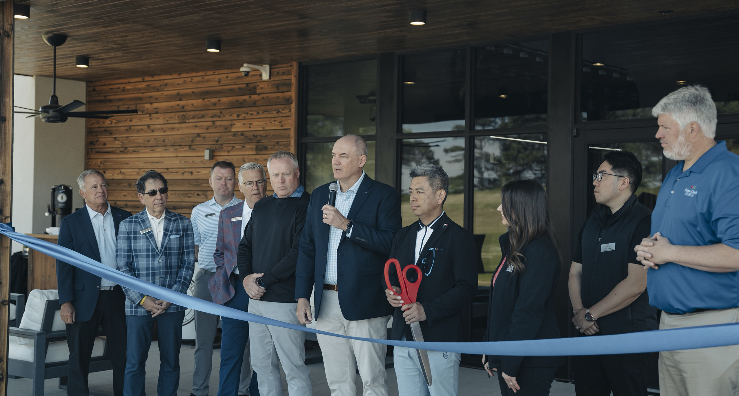 Ribbon cutting celebrates a custom fit for Mizuno, the Standard Club, and City of Johns Creek