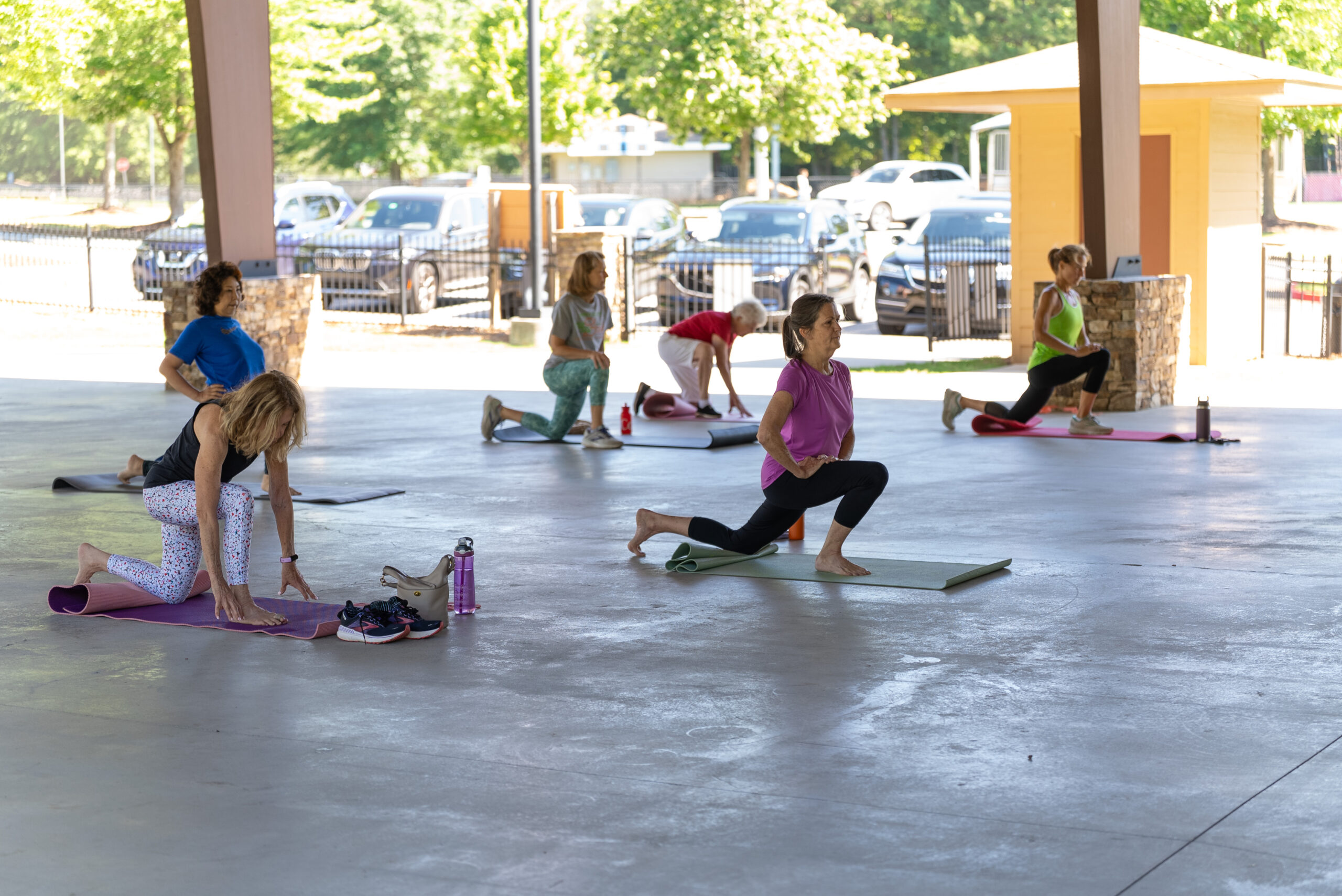Residents participating in Fitness 108 Class