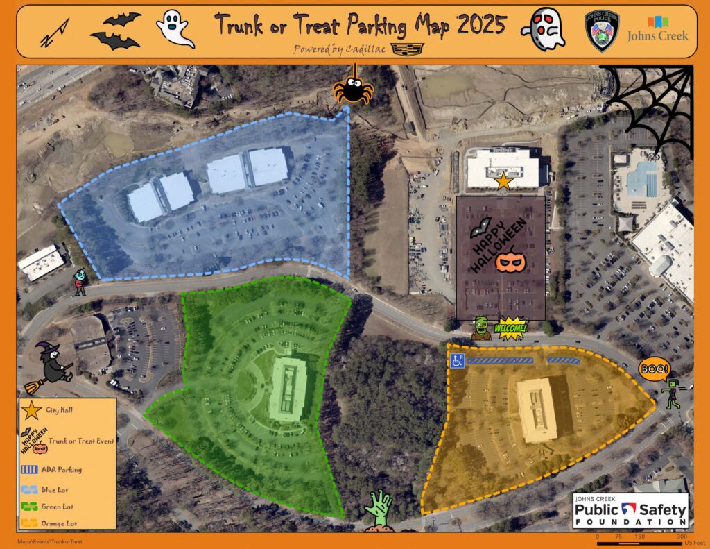 Trunk or Treat 2025 Parking Map V2